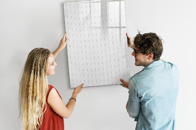 Magnetic board for drawing Wooden Panels