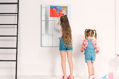 Magnetic board for drawing Wooden Panels