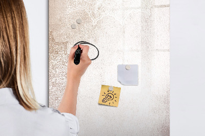 Magnetic board for drawing Natural Wood