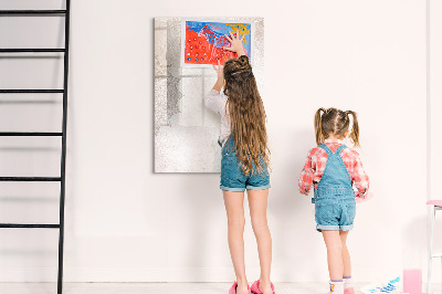 Dry erase magnetic board Natural Wood