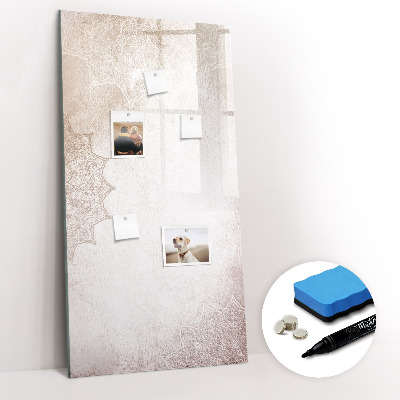 Dry erase magnetic board Natural Wood