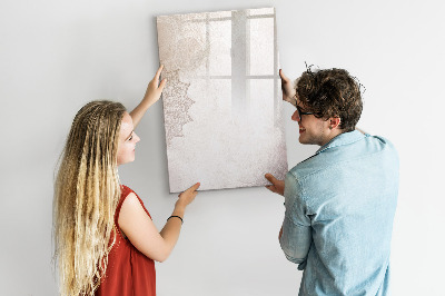 Dry erase magnetic board Natural Wood