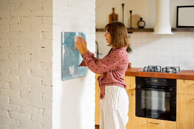 Dry erase board magnetic Pastel Feathers