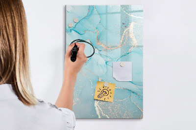 Dry erase board magnetic Pastel Feathers