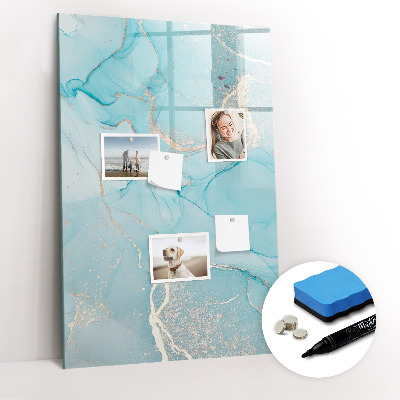 Dry erase board magnetic Pastel Feathers