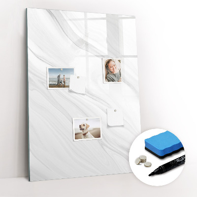 Magnetic board for drawing Decorative Marble