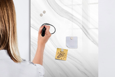 Dry erase magnetic board Decorative Marble
