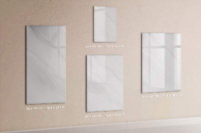 Dry erase magnetic board Decorative Marble