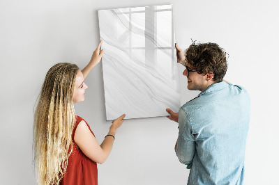 Dry erase magnetic board Decorative Marble
