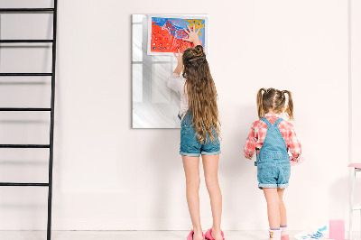 Magnetic board for drawing Decorative Marble