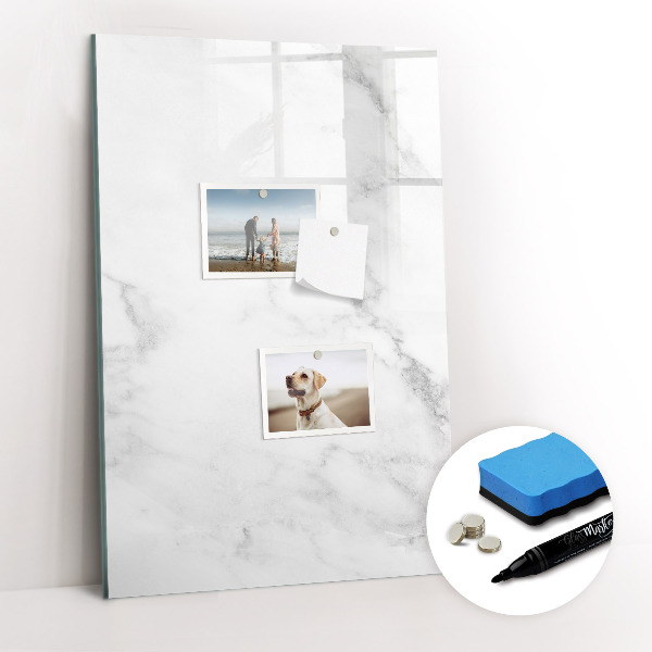Dry erase board magnetic Marble Waves