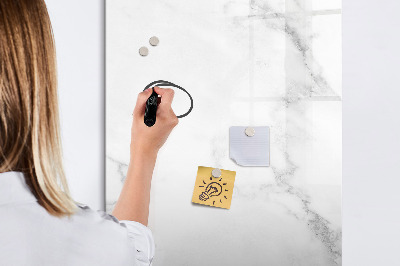 Dry erase board magnetic Marble Waves