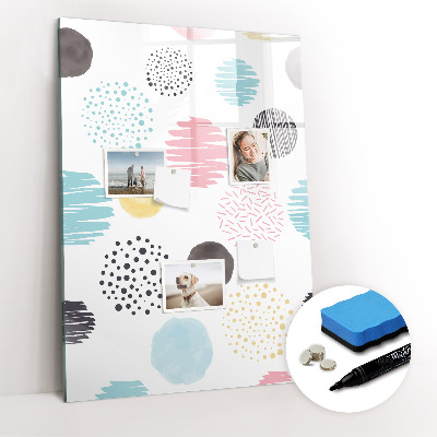 Magnetic board for writing Marble