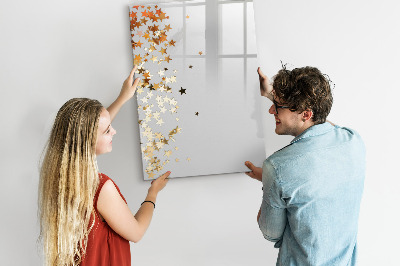 Dry erase magnetic board Painted Wood