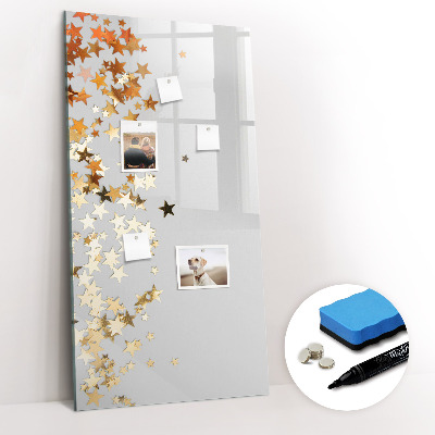 Magnetic board for writing Painted Wood