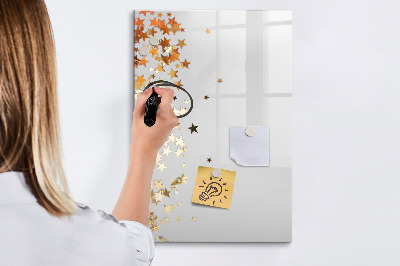 Magnetic board for writing Painted Wood