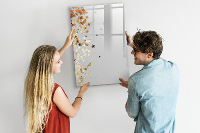 Dry erase magnetic board Painted Wood