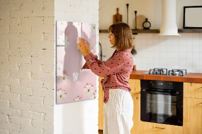 Magnetic board with marker Stars