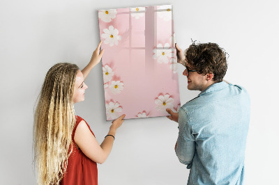 Magnetic board with marker Stars