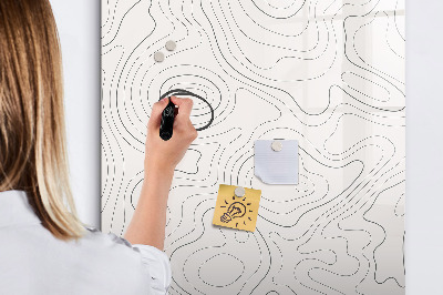 Magnetic board for drawing Flowers