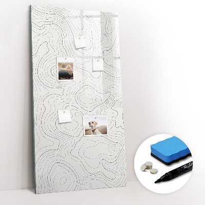 Dry erase magnetic board Flowers