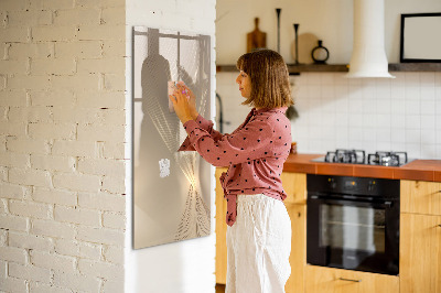 Magnetic board for writing Birthplace