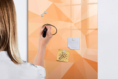 Magnetic board with marker Abstract light