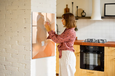 Magnetic board with marker Abstract light