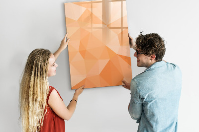 Dry erase magnetic board Abstract light