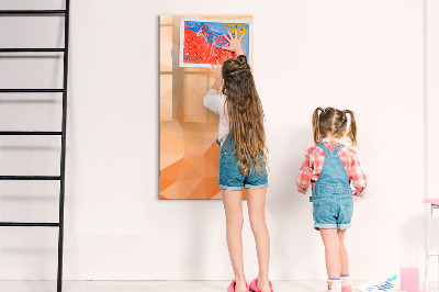 Dry erase magnetic board Abstract light