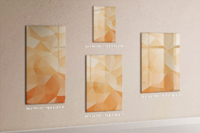 Dry erase magnetic board Abstract light