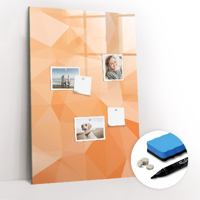 Dry erase magnetic board Abstract light