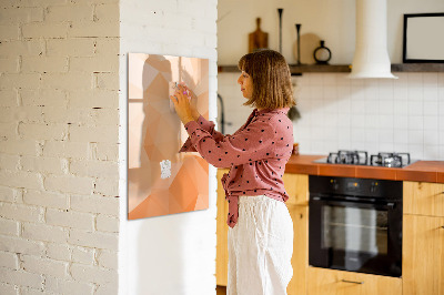 Dry erase magnetic board Abstract light