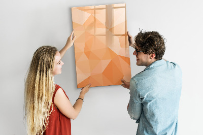 Dry erase magnetic board Abstract light