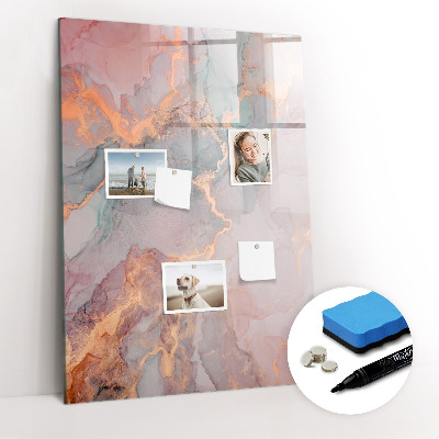 Dry erase magnetic board Unicorn planner