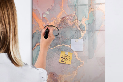 Dry erase magnetic board Unicorn planner