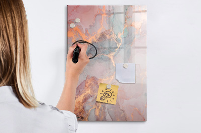 Dry erase magnetic board Unicorn planner