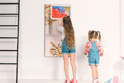 Dry erase board magnetic Light wooden boards