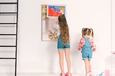 Dry erase board magnetic Light wooden boards