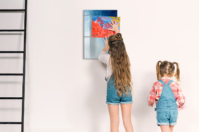 Dry erase magnetic board Water abstraction