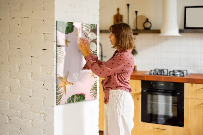 Dry erase board magnetic Summer frame