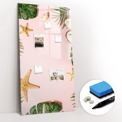 Dry erase board magnetic Summer frame