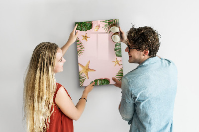 Dry erase board magnetic Summer frame