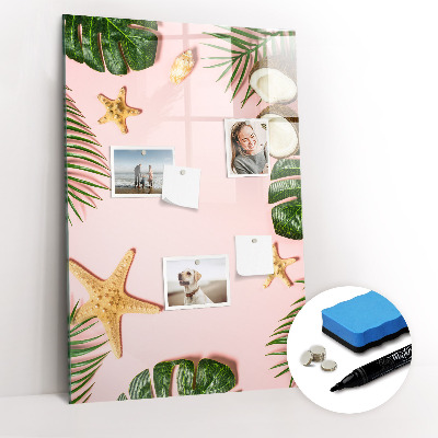 Dry erase board magnetic Summer frame
