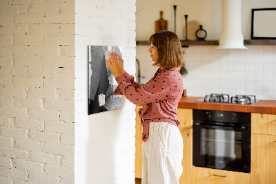 Dry erase magnetic board Geometric abstraction