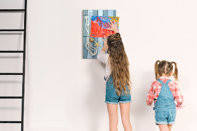 Magnetic drawing board Sea things