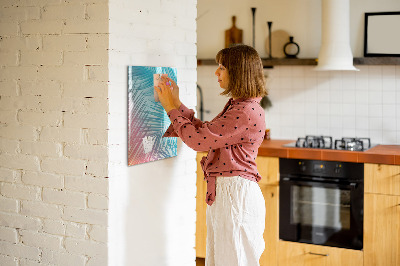 Dry erase magnetic board Palm leaves
