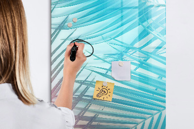 Dry erase magnetic board Palm leaves