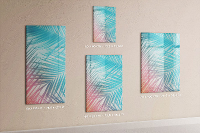 Dry erase magnetic board Palm leaves