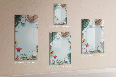 Dry erase board magnetic Summer composition